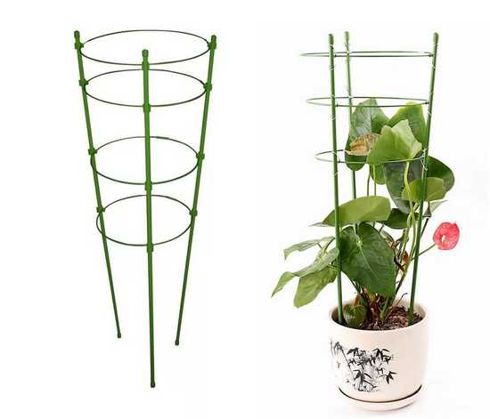 Поддержка для цветов 4кольца 120см