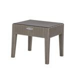 Столик журнальный квадратный RATTAN OLA DOM 530х460х450мм (серый)