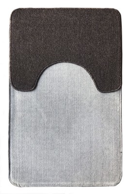 Комплект из 2 ковриков STAR  LIGHT LATEX 60х100 (U 50x60) коричневый, L CADESI Турция