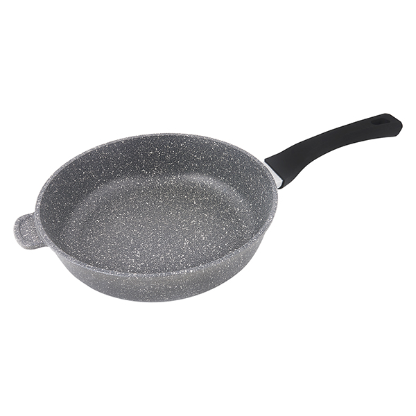 Сковорода а/пр литая 28см Мрамор индукция ТМ Традиция