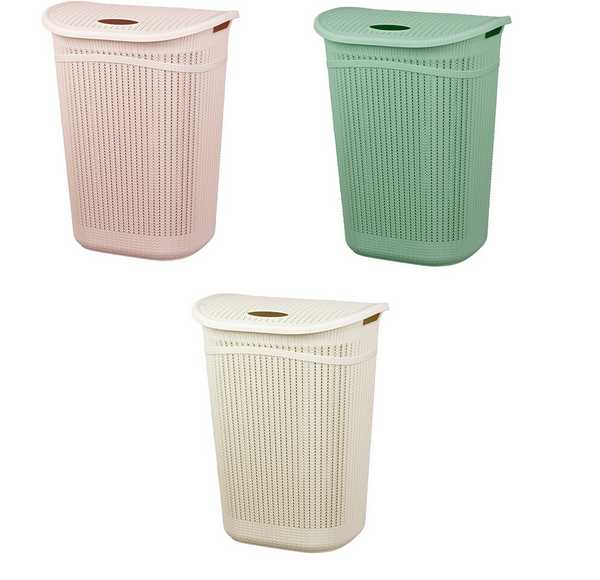 Корзина для белья ВЯЗАНИЕ 55л (то)