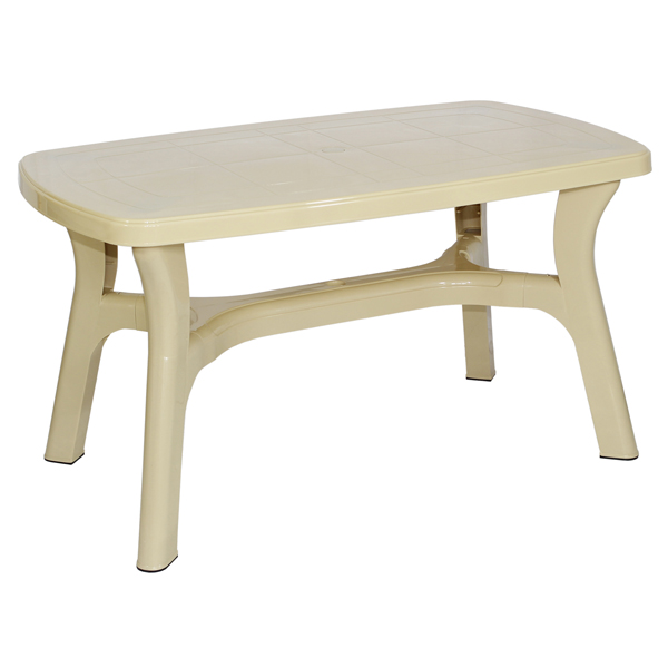 Стол Садовый 1350*805*730  бежевый