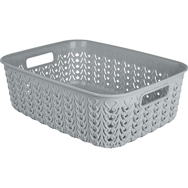 Корзинка "Меланж" 3л серый шторм (то)