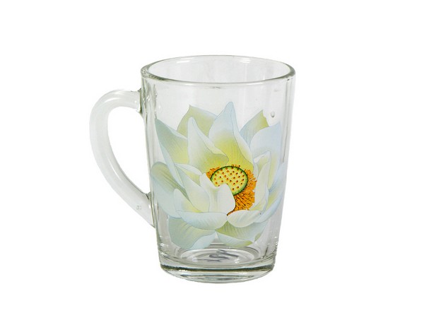 Кружка  300 мл "Капучино"  Кувшинка