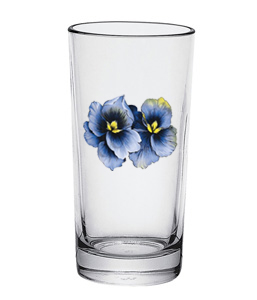 Набор стаканов 6шт. 300 мл "Гладкий"  Орхидея