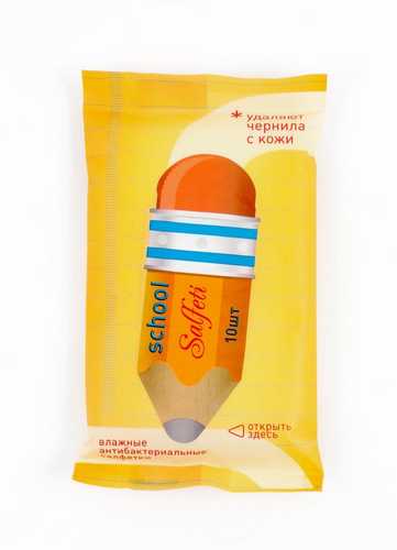 Влажные антибактериальные салфетки Salfeti School  №15 для школьников