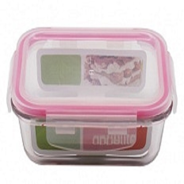 Контейнер стекл прям 640мл роз ТМ Appetite