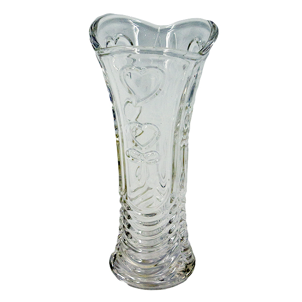 Ваза стеклянная для цветов h-18см