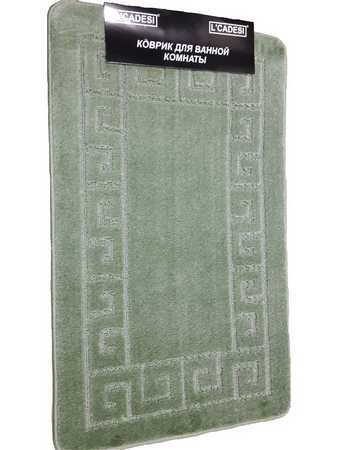 Коврик из полипропилена на латексной основе, "L'CADESI MONO", 60*100см, Зеленый