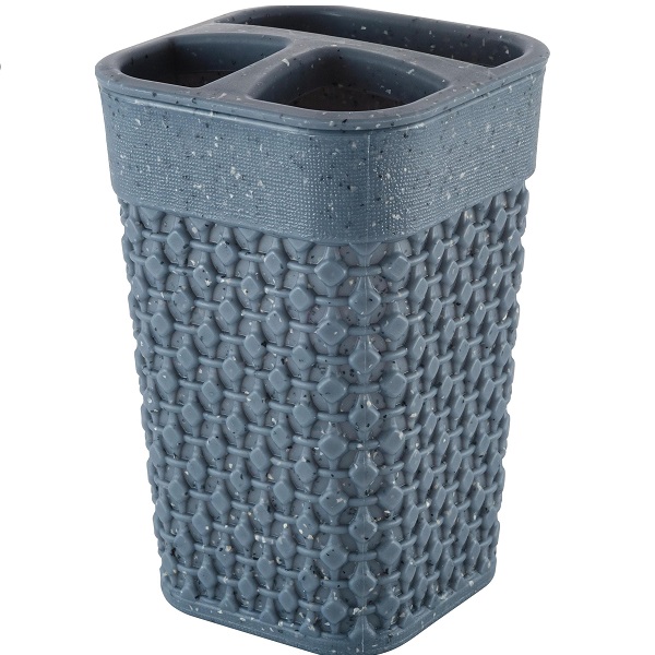 Подставка для зубных щеток Plast Team Stone темный камень (то)