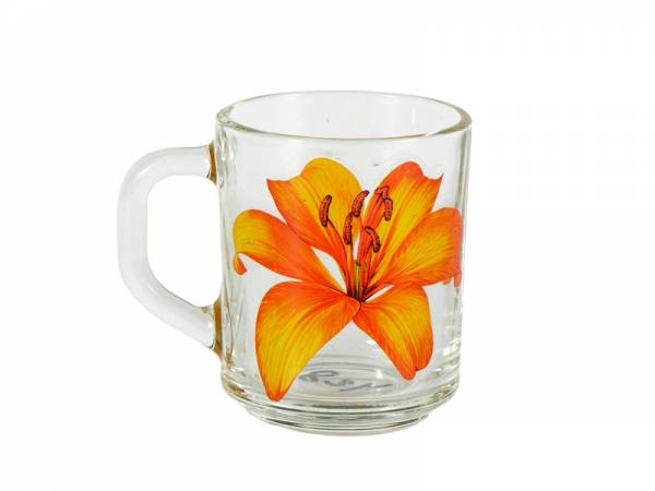 Кружка 200 мл  "Зеленый чай" Лилия