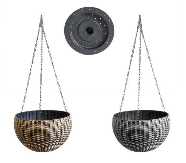 Кашпо для цветов подвесное COPPER 22*14см 3л