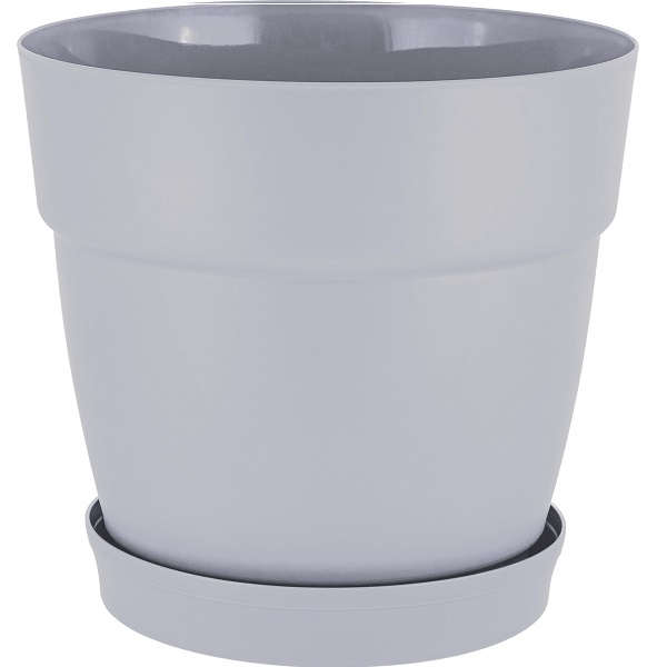 Горшок для цветов Villa de Fiori D360мм с поддоном 20л утренний туман (то)