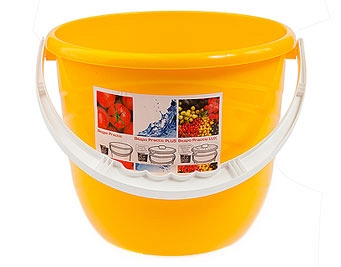 Ведро 10л "Practic" (солнечный) (то)