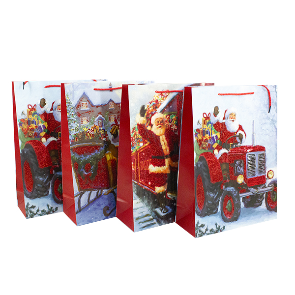 Пакет новогодний 30*41*12см