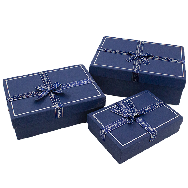 Коробка подарочная набор 3шт (25*17*7см/29*21*9см/34*25*11см)