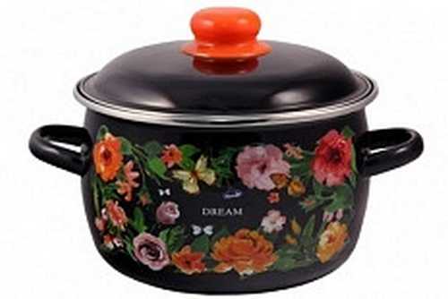 Кастрюля эмал сфер Dream 3,0л ТМ Appetite