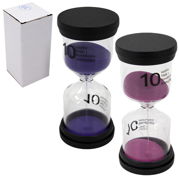 Часы песочные 10 МИНУТ, h-10см Часы песочные 10 МИНУТ, h-10см