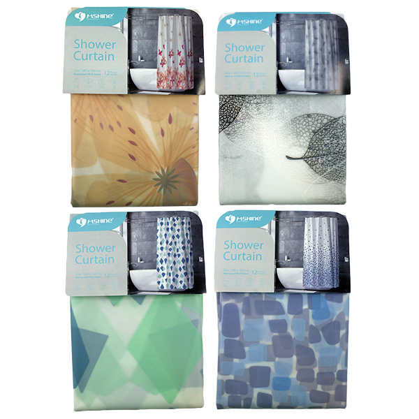 Штора для ванной комнаты 180*180см PEVA