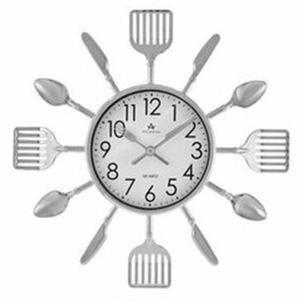 Часы настенные Atlantis 105A серебро