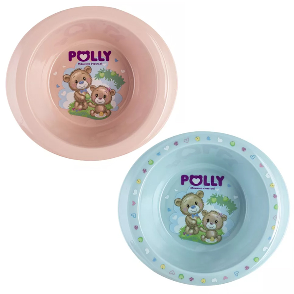 Тарелочка детская глубокая 0,6л POLLY (то)