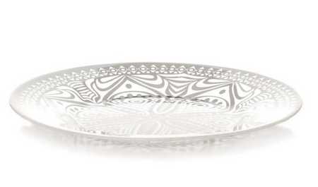 Тарелка упроч. БОХО 195 мм (цв.бежевый) (рис.28769)