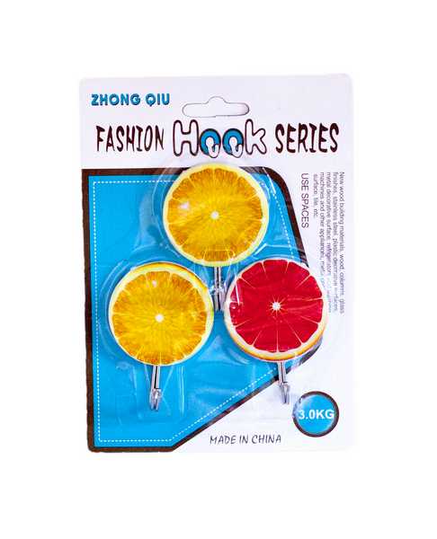 Набор крючков 3 шт СОЧНЫЙ ЦИТРУС