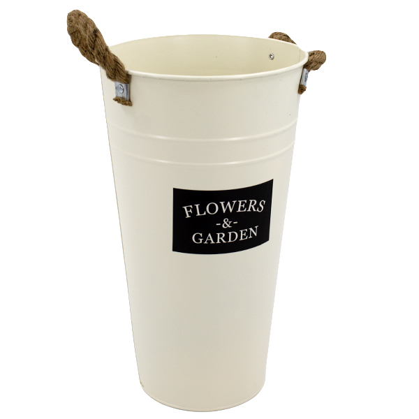 Ваза для цветов металлическая  Ø-19см h-35см (серия 2)