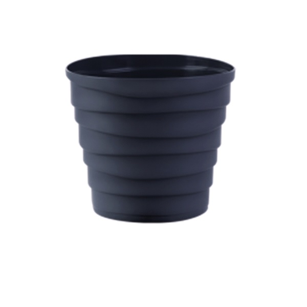 Кашпо "Бархан" 3,5л Антрацит