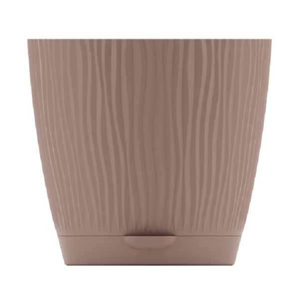 Горшок цв. "Флис" 3л с прикорневым поливом (какао)