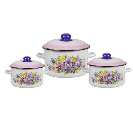 Набор  №19 кастр. ФИАЛКА (2,0л/3,0л/5,5л)