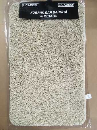 Коврик для ванной (60х100) ALIYA, кремовый