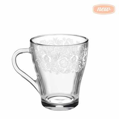Кружка для чая 250 Грация "Кружево белое"