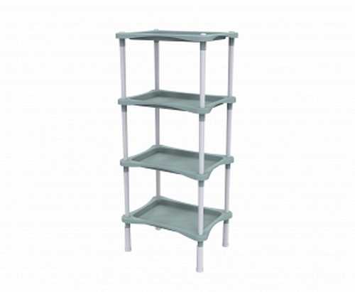 Этажерка с полками  Krita 4-х секц (серая мистерия) (то)