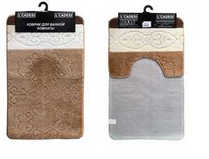 Набор ковриков 2шт. MARATHON из пропилен. 50*80см TUSEM бежевый