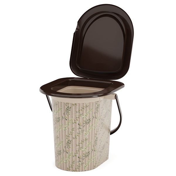 Ведро-туалет 17л "Плетенка" (то)