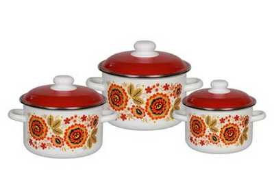 Набор №02  ХОХЛОМА (сфер.2л,3л,4л) 