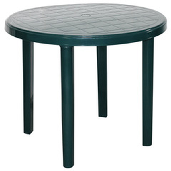 Стол круглый d 900 мм зелёный