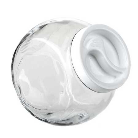 Банка БЕЛЛА с белой пласт. крышкой 2140мл б/у