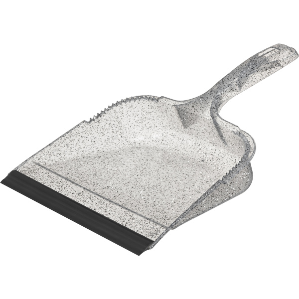 Совок квадратный "Grenada" с кромкой (гранит светло-серый)