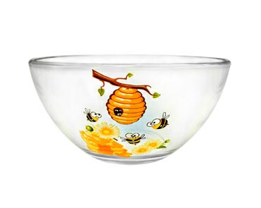 Салатник "Гладкий"  малый Мед