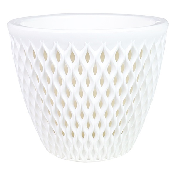 Кашпо Версаль 3л Белый/Белый