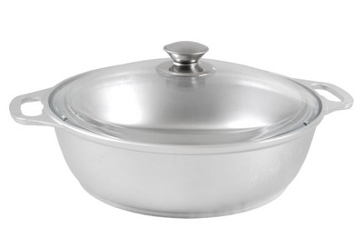 Кастрюля-жаровня 4л со стеклянной крышкой