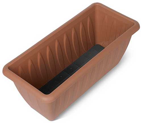 Ящик для растений "Фелиция" 40см с дренажной решеткой (то)