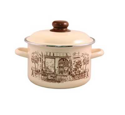 Кастрюля эмал цил CAFE 3,0л ТМ Appetite