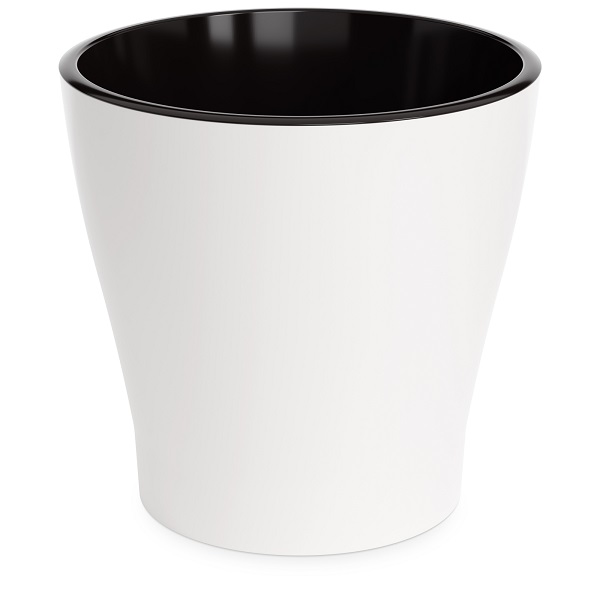 Горшок цв. для орхидеи 17л "Лея" двойной (белый)