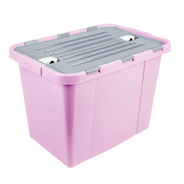 Контейнер для хранения LEON 26л розовый (то)