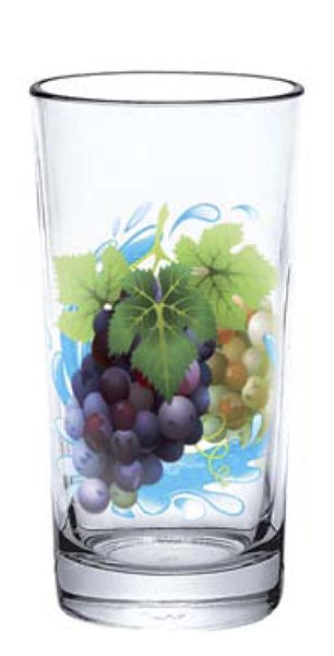 Набор стаканов 6шт. 300 мл "Гладкий"  Виноград К