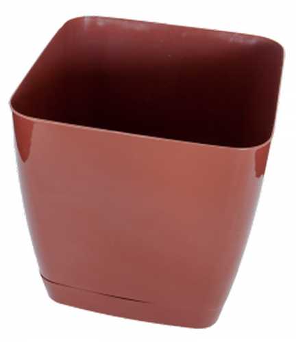 Кашпо "Крокус" квадратное (1,5л) 13*13 см (то)