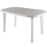 Стол овальный Элластик (белый)